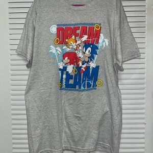Gray Sonic the Hedgehog Dream Team T-Shirt